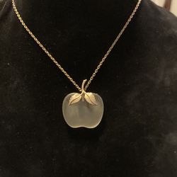 Apple Pendant Necklace 