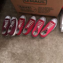 Converse All Stars, Like New, Women’s 7, Men’s 5 $15ea