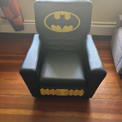 Furniture Kids Chair Black Batman 