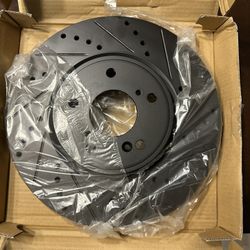 Drilled And Slotted Rotors And pads. HONDA