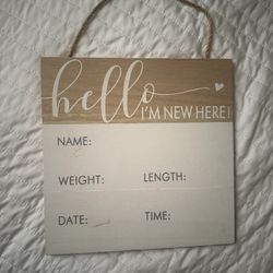 Newborn Sign