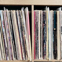 Vinyl Records + Record Player