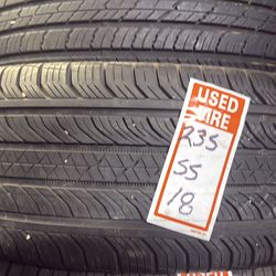 235/5518 one tire used