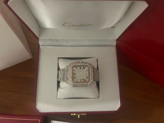 Iced Out Rhinestone Designer Watch