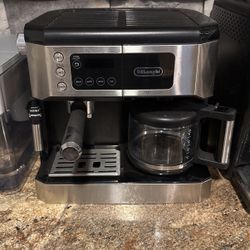 DeLonghi Espresso & Coffee Maker With Frother