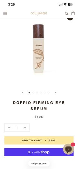 Callyssee Doppio firming eye serum