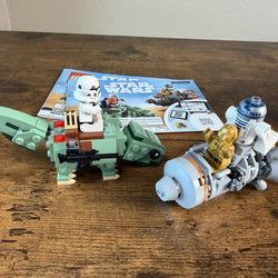 LEGO Star Wars 75228 Escape Pod vs Dewback – Retired 2019 – All Minifigs – Read Description