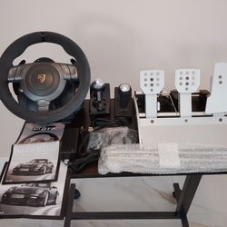 Fanatec Porsche 911 GT2 Racing Wheel and ClubSport V1 Pedals plus more