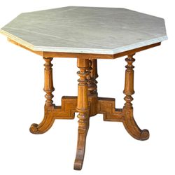 A Marble top table