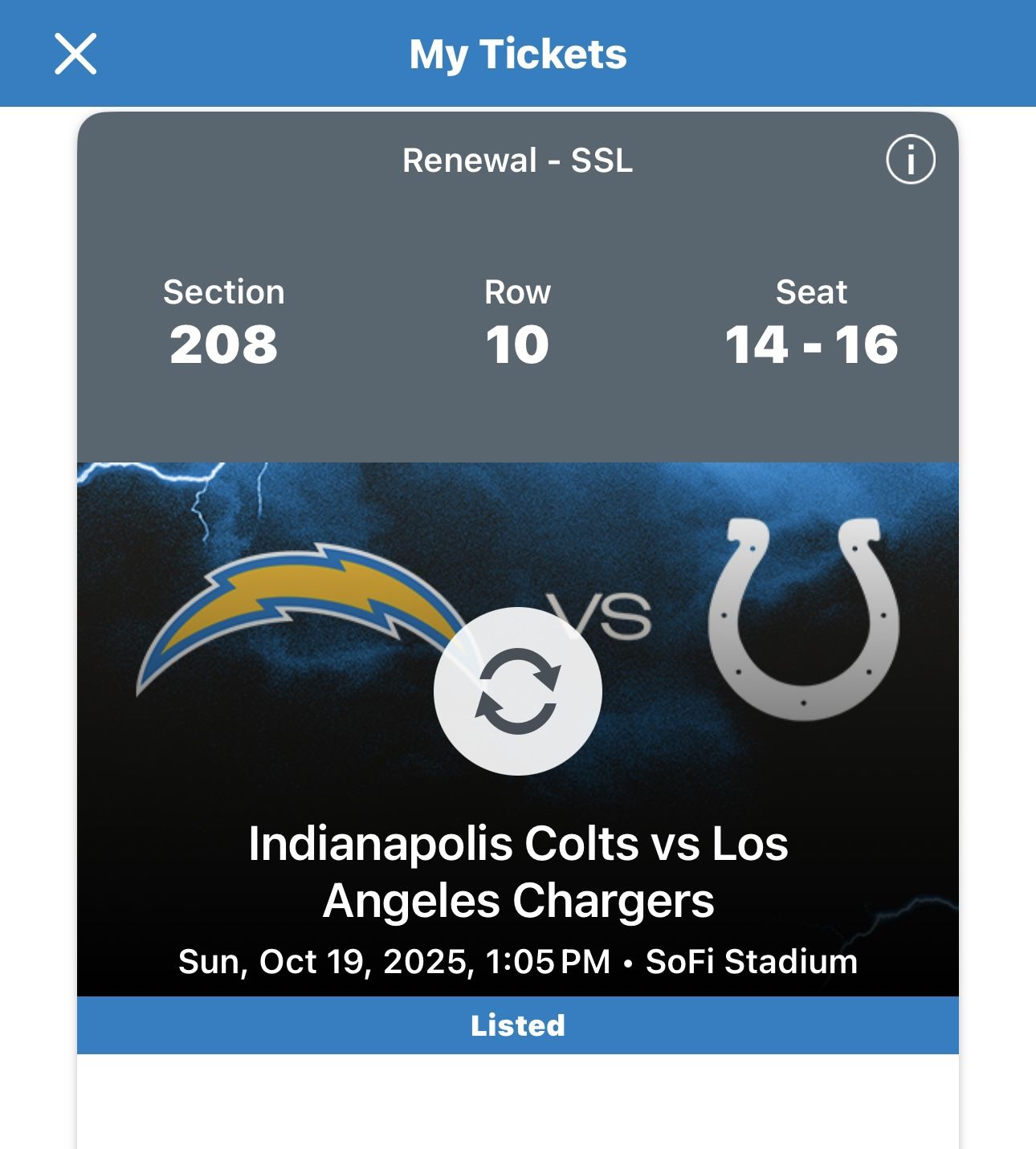 Los Angeles Chargers Tickets