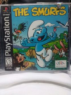 The smurfs PlayStation 1 game