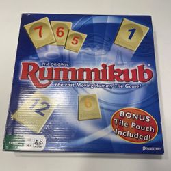 1997 Pressman Rummikub Tile Game Complete Fast Moving Rummy Classic