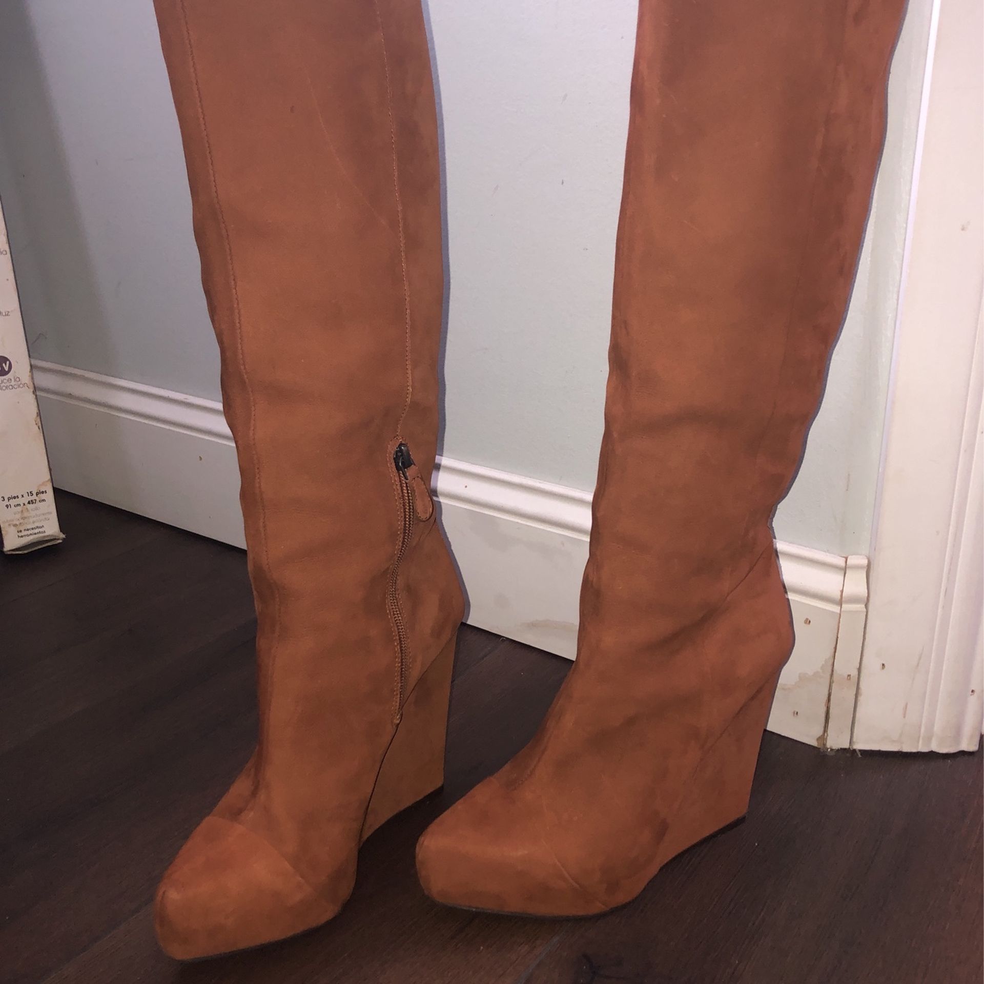 Brown High Boots