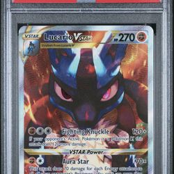 2023 Lucario VSTAR SWSH291 Black Star Promo Crown Zenith PSA 10  🪽999🪽