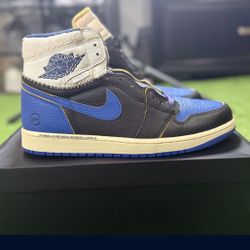 Jordan 1 High OG Fragment x Union LA Sport Royal Size 9.5 Nike Retro