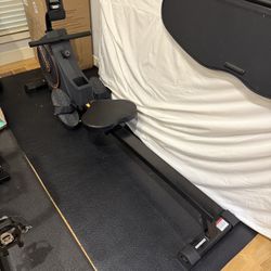 ECHANFIT Rowing Machine with Digital Monitor 