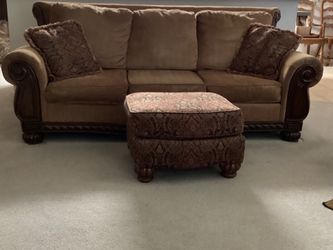 Couch and ottoman
