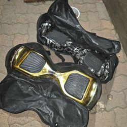 Two Hoverboards with Carrying Bags