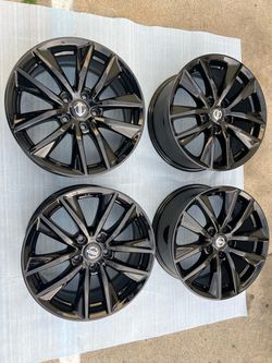 Nissan Altima rims 17” Oem factory wheels rines gloss black