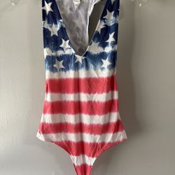 Red, White And Blue Bodysuit