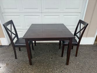 Dining Table with Two Chairs