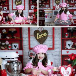 Valentines Day Kitchen Set Up 