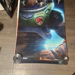 Buzz Light year Disney Movie Poster 