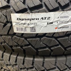 255/70/18 Hankook Dynapro All Terrain