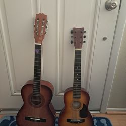 2 Kid Sized Guitars