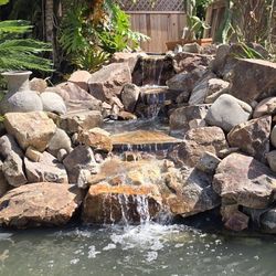 Reyes Waterfall  Landscaping 