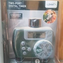 ($25)! Orbit 58910 2-Outlet Programmable Digital Hose Watering Timer