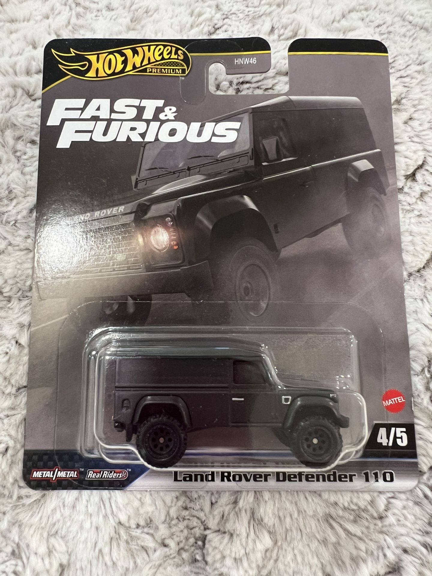 Hot Wheels Premium Fast and Furious Land Rover Defender 110