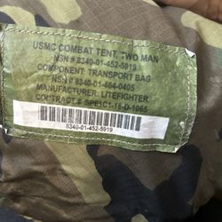 2 Military 2 Man Tents Sold Serrate Or Together 