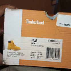 Timberland Boot Kids Size 4.5