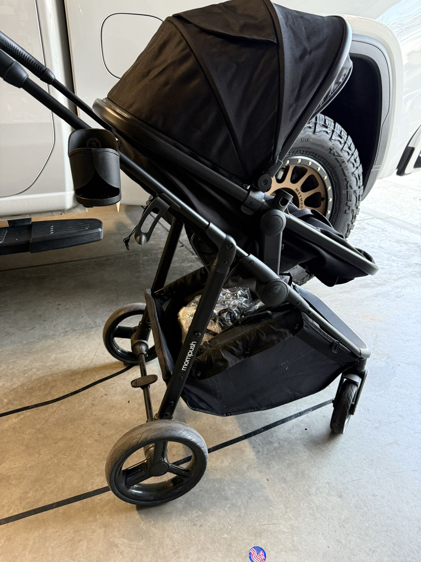 Mompush Wiz 2 in 1 Baby Stroller - Barely Used