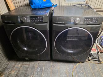 Samsung 27" Steam Washer & Dryer (models DVE45R6300V WF45R6300AV)
