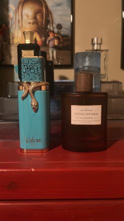 Vulcan fue and vintage bourbon cologne fragrance