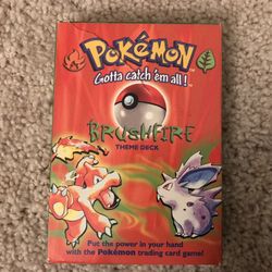 Pokémon Vintage Brushfire Theme Deck (box only) 