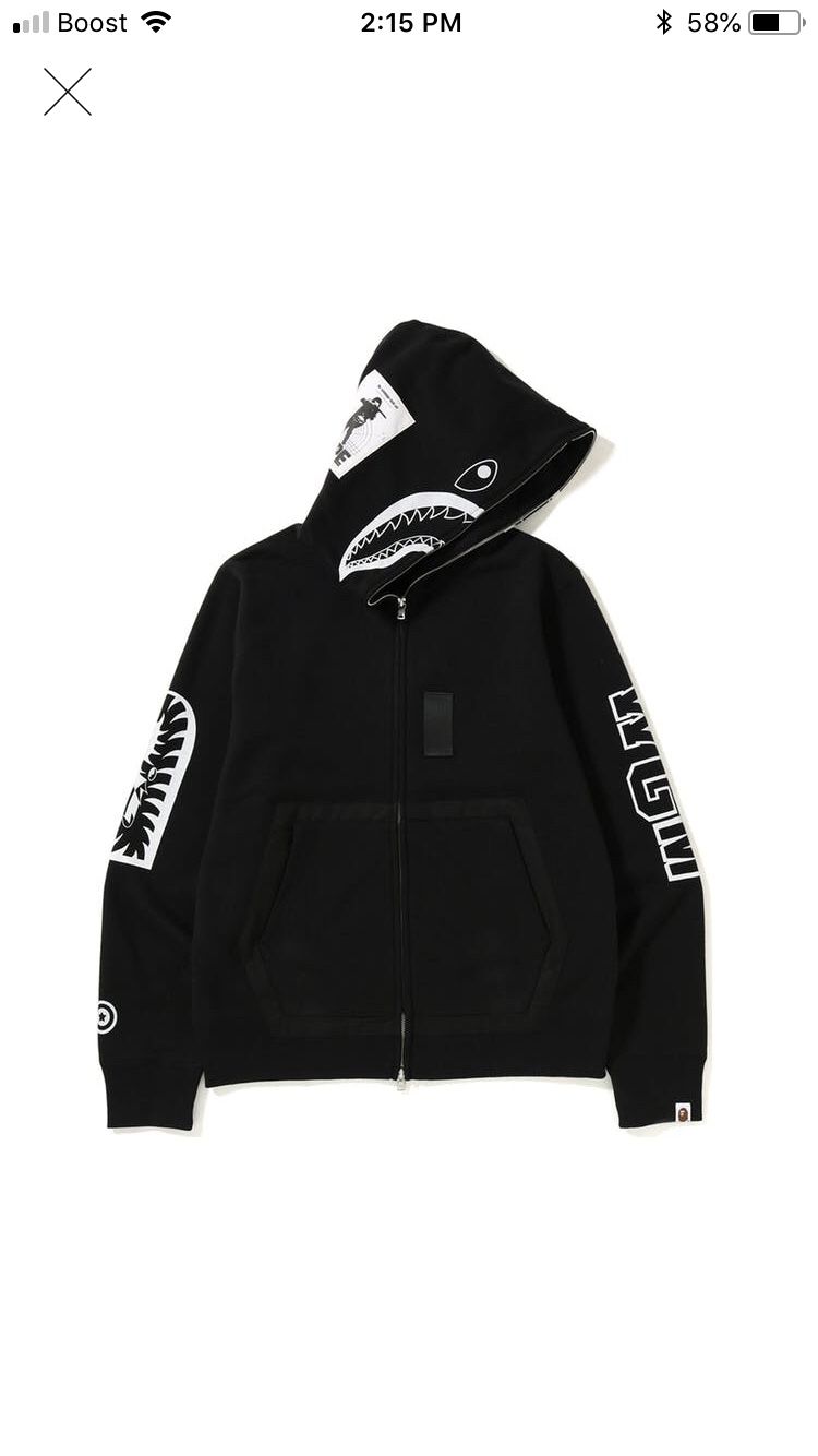 Bape Military Full Zip Shark Jacket