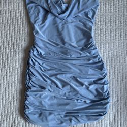 Baby Blue Mini Dress