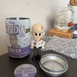 LIMITED EDITION CHASE EXCLUSIVE BLOODY Creed Bratton The Office Funko Soda TV