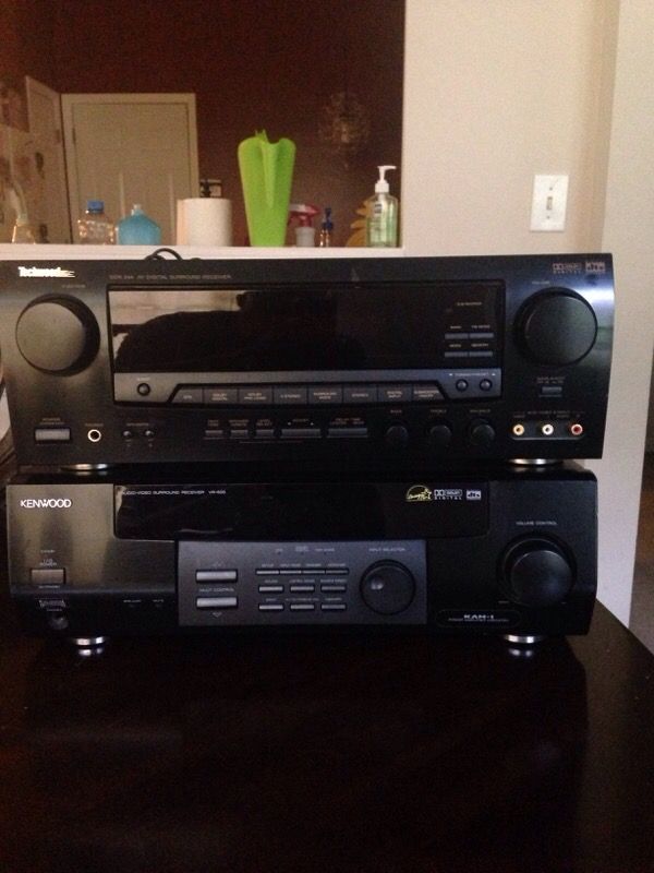 Kenwood Audio/Video surround receiver VR505. Techwood DDR 94A Digital