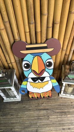 Hawaii tiki room decor 2 feet in high each