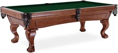 Solid Oak Pool Table 