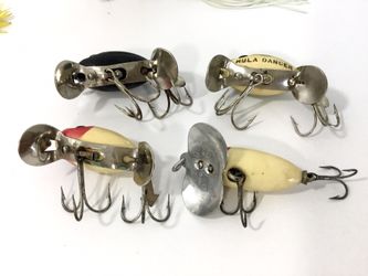 Lot of 11 Vintage Fishing Lures Jitterbug, Hula Popper, Arbo Gaster, Hula  Dancer for Sale in North Port, FL - OfferUp