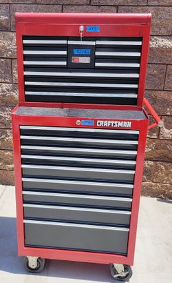 Craftsman Red Tool box -19 Drawers