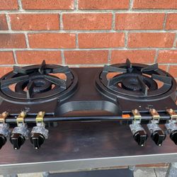 Outdoor Propane Heavy Duty 2 Burner 70k btu’s restaurant catering 5200