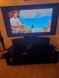 sony KDL-55w950B tv, Yamaha YSP-4000, stand