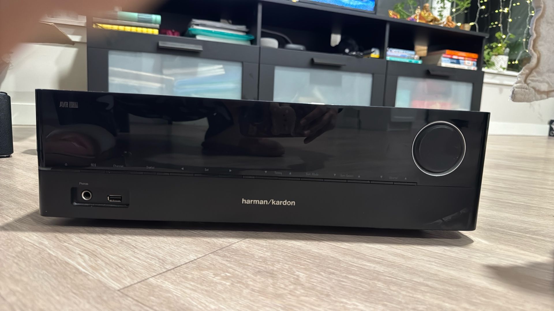 Harman Kardon AVR + JBL Cinema 5.1 Speakers + Subwoofer + Power Stabilizer – Complete Home Theater