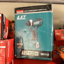 Makita 18V LXT Lithium-Ion 1/4 in. Cordless Variable Speed Impact Driver (Tool-Only) PRECIO FIRME👉$85